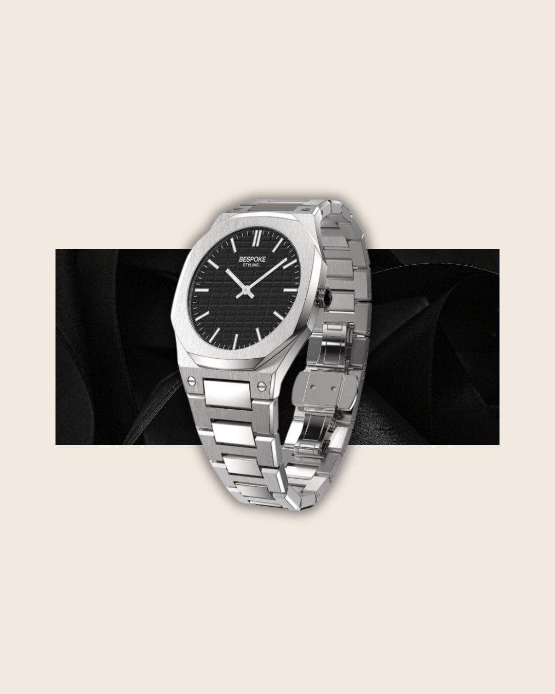 Silver 2025 thin watch